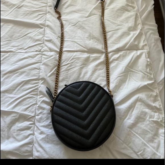 Vinyls matelasse leather crossbody bag - Picture 3 of 4